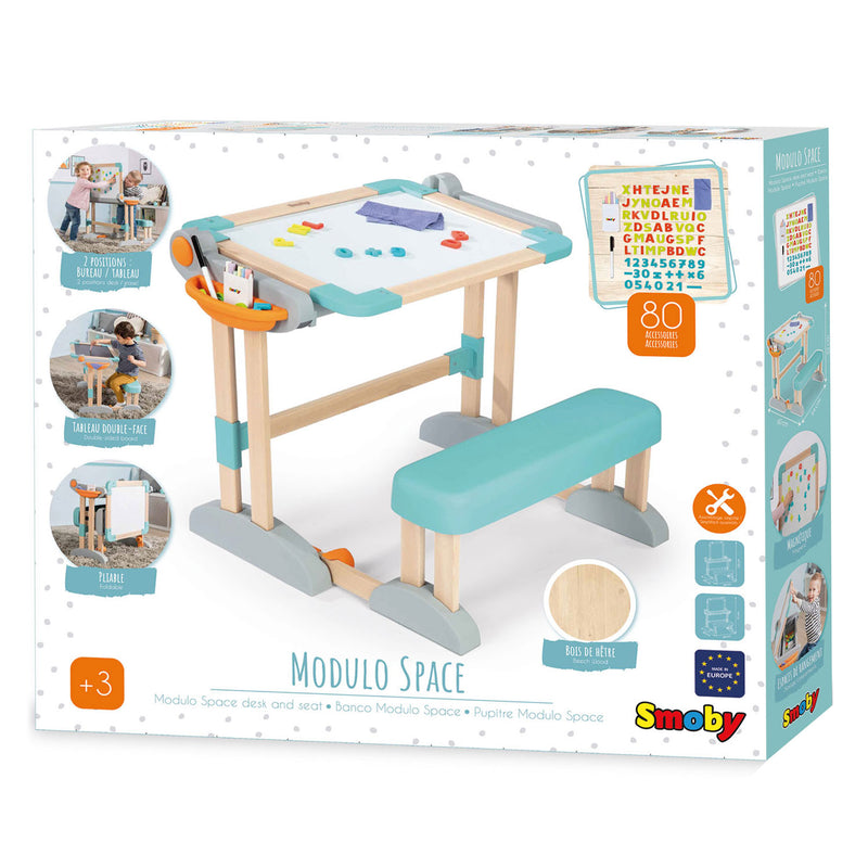 Afbeelding laden in galerijviewer, Smoby Modulo Bureau en Schoolbord, 2in1