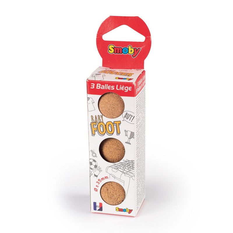 Afbeelding laden in galerijviewer, Smoby Tafelvoetbal Balletjes Kurk 3st.