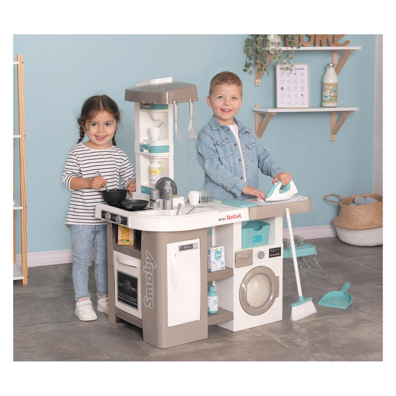 Afbeelding laden in galerijviewer, Smoby Tefal Keuken met Huishoudstation 36dlg.