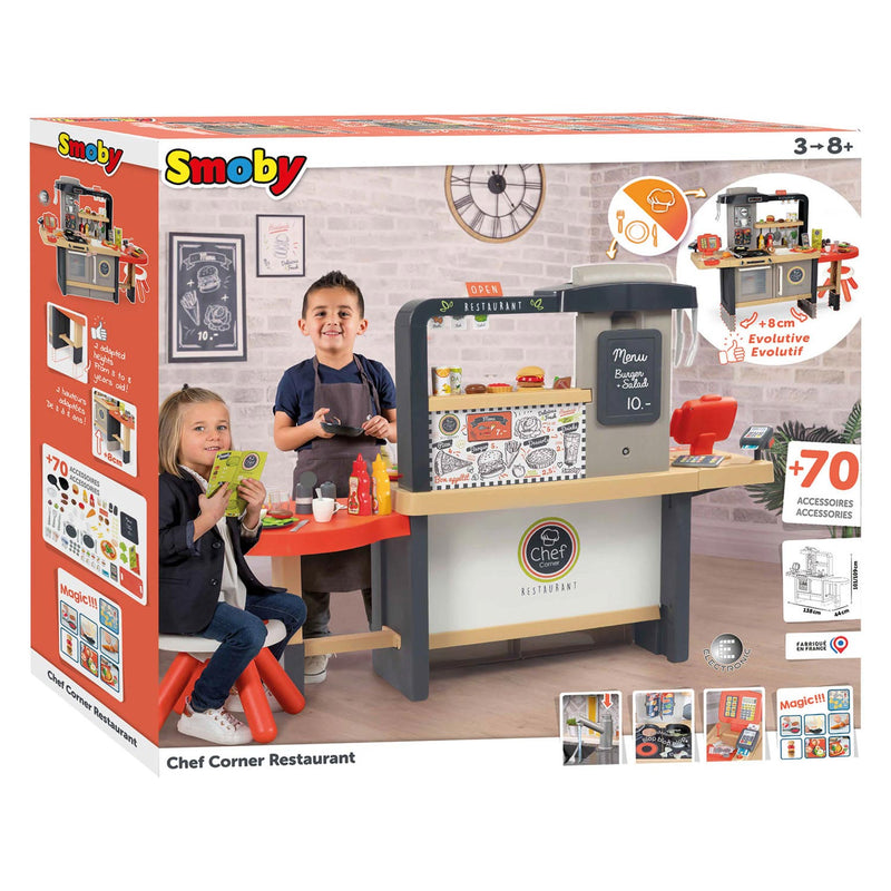 Afbeelding laden in galerijviewer, Smoby Chef Corner Restaurant 70dlg.