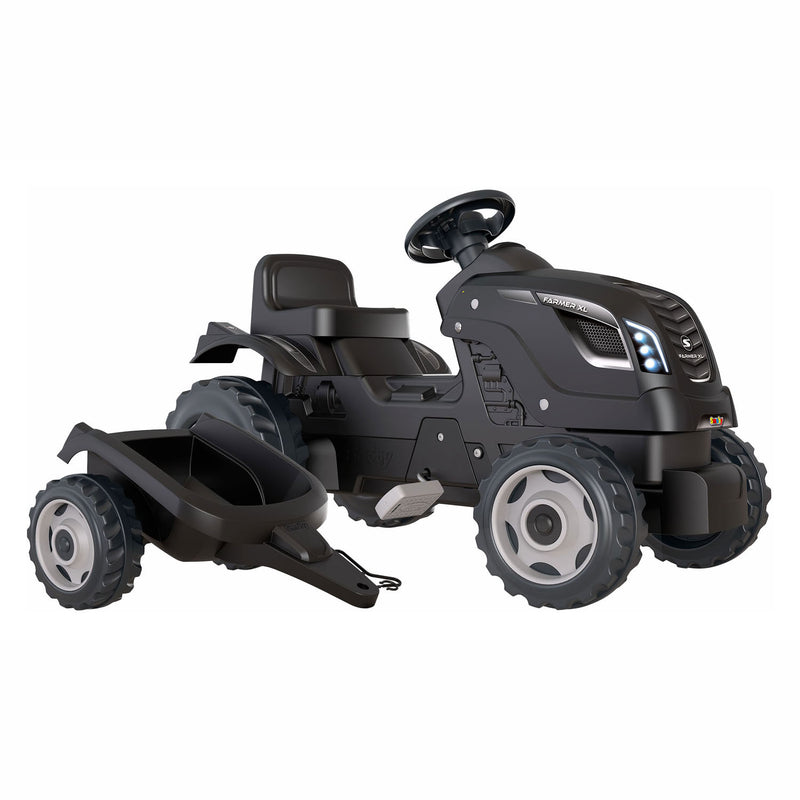 Afbeelding laden in galerijviewer, Smoby farmer xl traptractor met trailer zwart