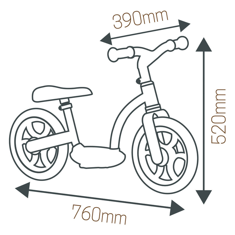 Afbeelding laden in galerijviewer, Smoby balance bike comfort loopfiets