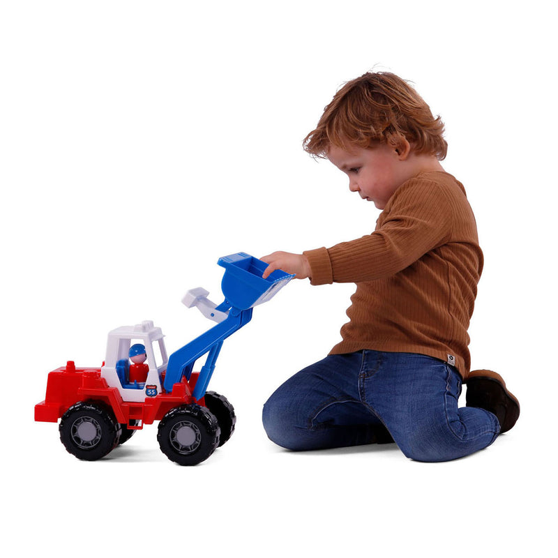 Afbeelding laden in galerijviewer, Cavallino graafmachine met speelfiguur
