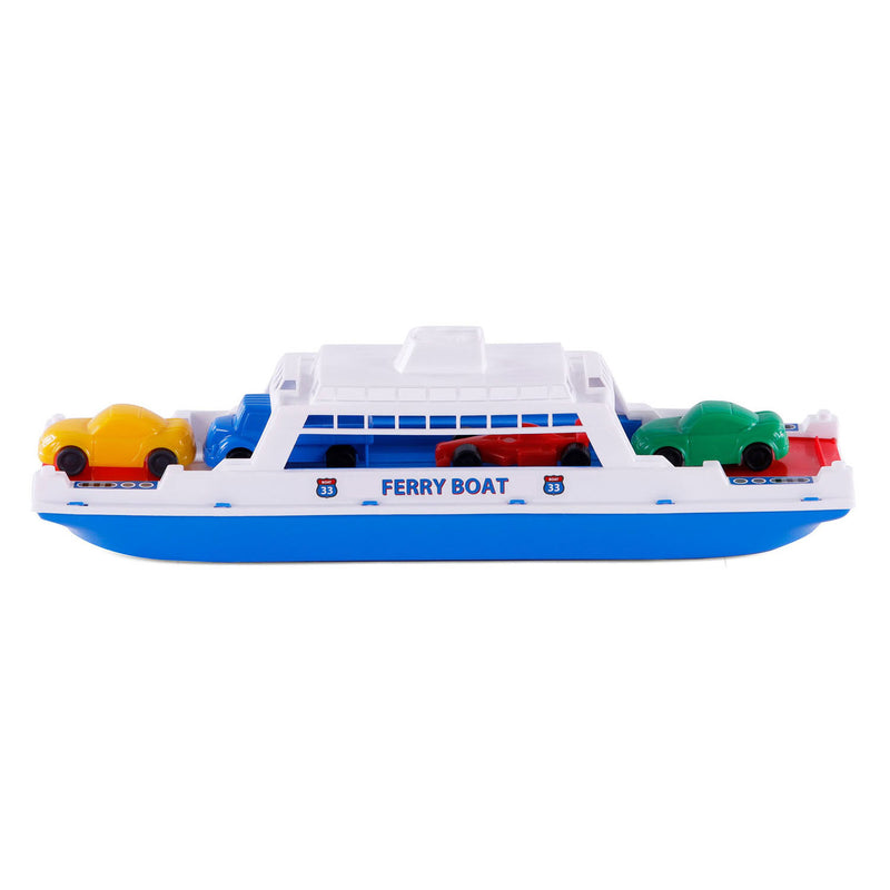 Afbeelding laden in galerijviewer, Merkloos overige merken veerboot 45 cm + 4 voertuigen
