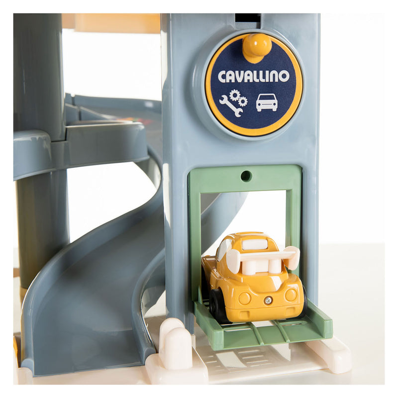 Afbeelding laden in galerijviewer, Cavallino luxe garage met auto's pastelkleuren
