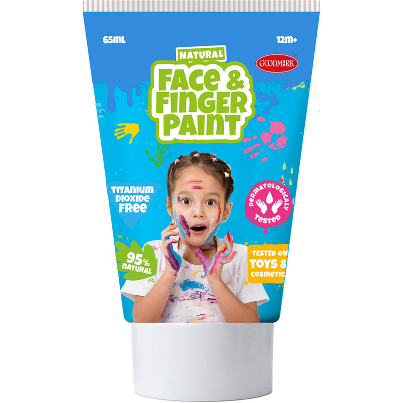 Afbeelding laden in galerijviewer, Boti natural face fingerpaint tube - blauw en roze, 2x65ml