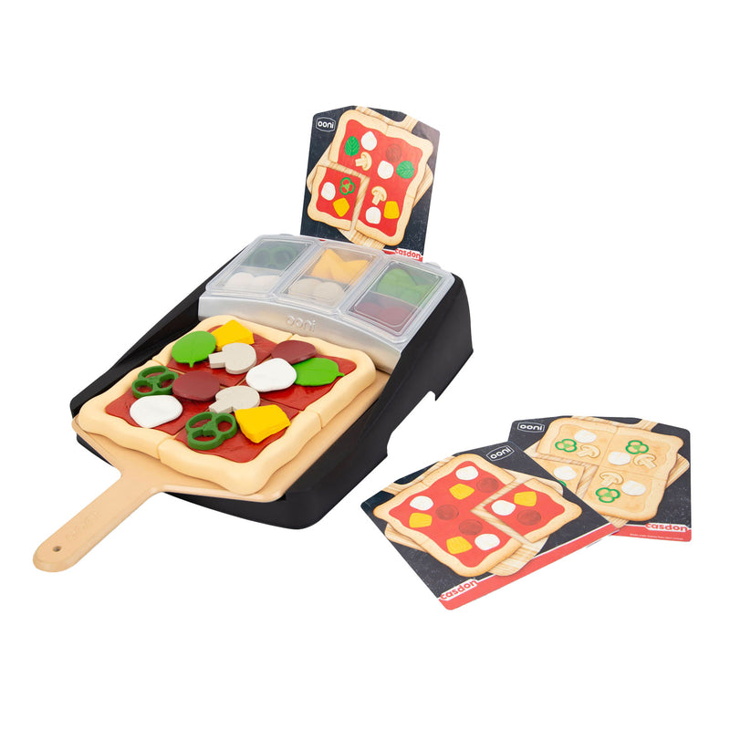Afbeelding laden in galerijviewer, Casdon ooni speelgoed pizza beleg station speelset