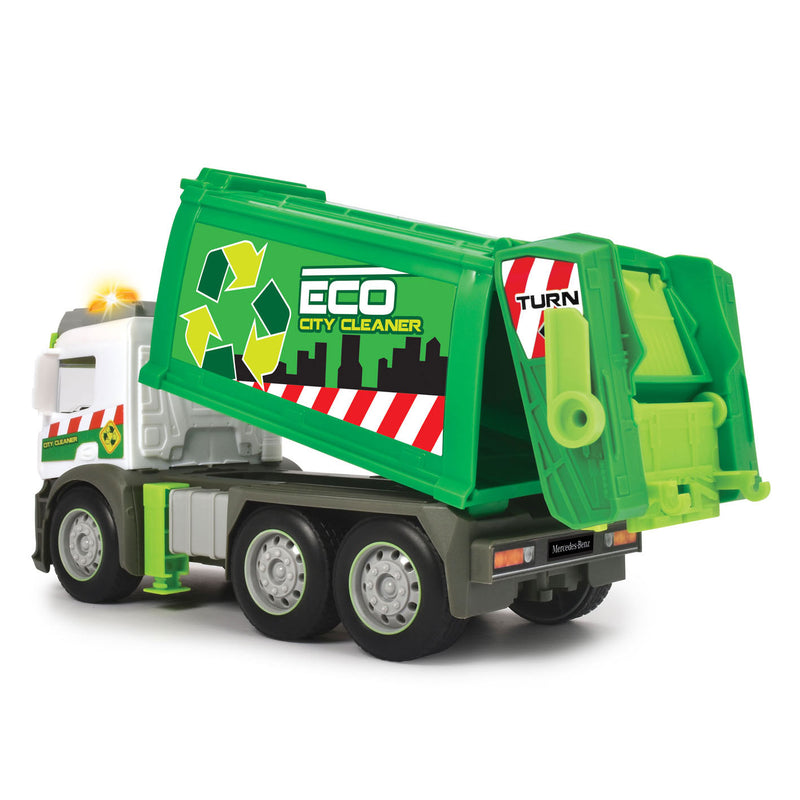 Afbeelding laden in galerijviewer, Dickie toys action truck - vuilniswagen - 26 cm - licht en geluid - speelgoedvoertuig