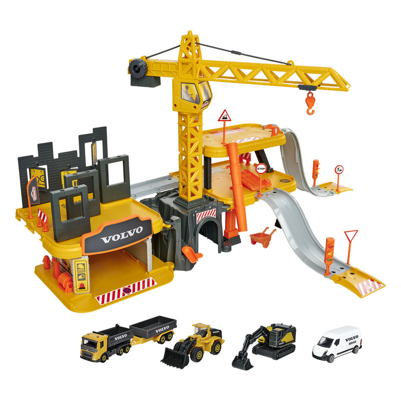 Afbeelding laden in galerijviewer, Majorette Volvo Constructie Speelset