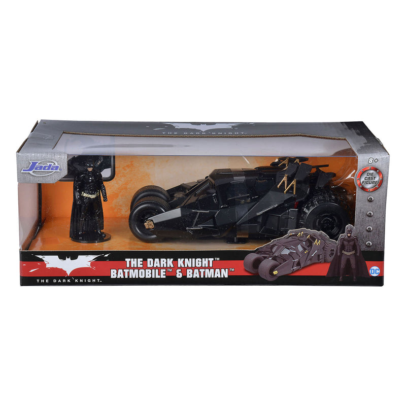 Afbeelding laden in galerijviewer, Jada Batman The Dark Knight met Batmobile Auto 1:24