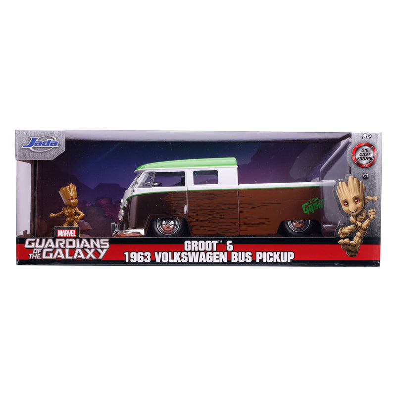 Afbeelding laden in galerijviewer, Jada toys jada marvel groot 1963 bus pickup 1:24
