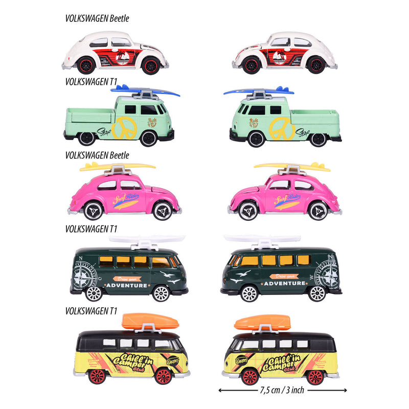 Afbeelding laden in galerijviewer, Majorette volkswagen the originals speelauto's, 5st.