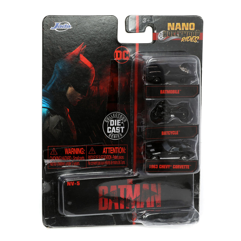 Afbeelding laden in galerijviewer, Jada Die-Cast Nano Batman Auto's, 3st.