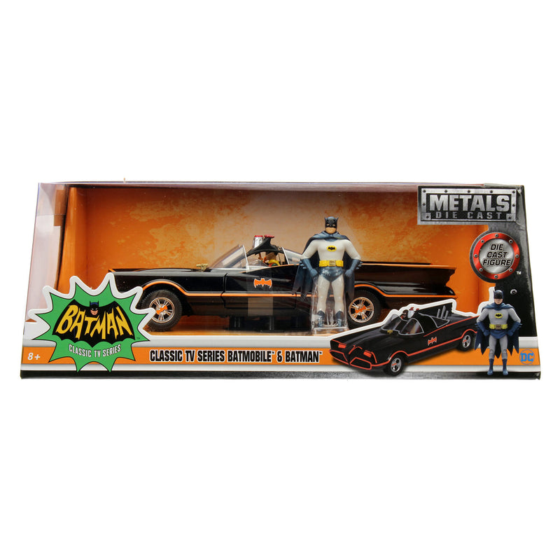 Afbeelding laden in galerijviewer, Jada Die-Cast Batman 1966 Classic Batmobile Auto 1:24