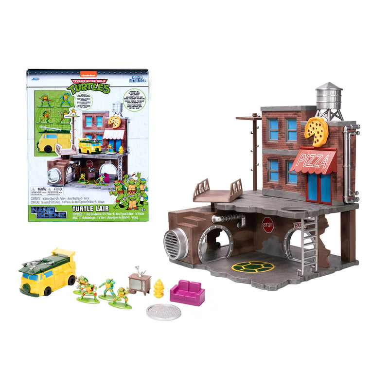 Afbeelding laden in galerijviewer, Jada Toys Jada Metalfigs Hoofdkwartier Teenage Mutant Ninja Turtles Speelset