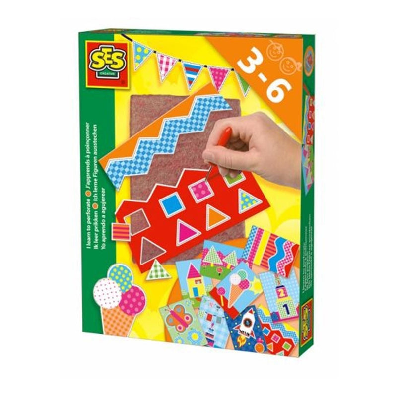 Afbeelding laden in galerijviewer, Ses ik leer prikken creatief spelen