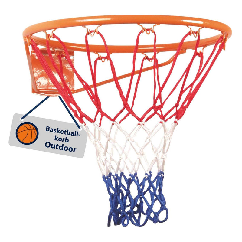 Afbeelding laden in galerijviewer, Hudora basketbalring metaal met netje
