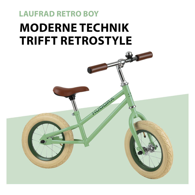Afbeelding laden in galerijviewer, Hudora loopfiets vintage groen