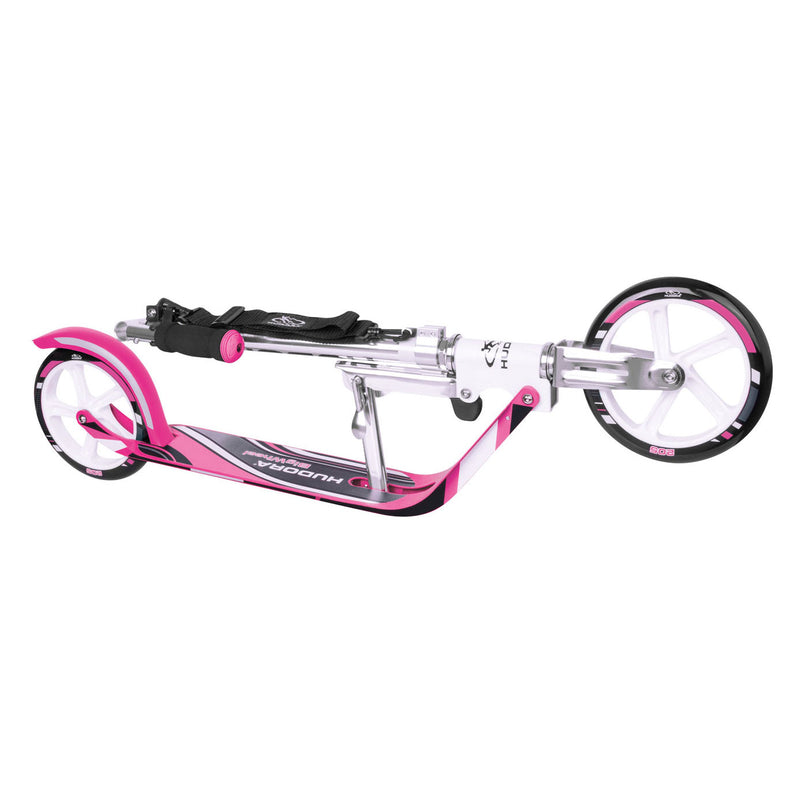 Afbeelding laden in galerijviewer, Hudora scooter big wheel step rx205 - wit roze