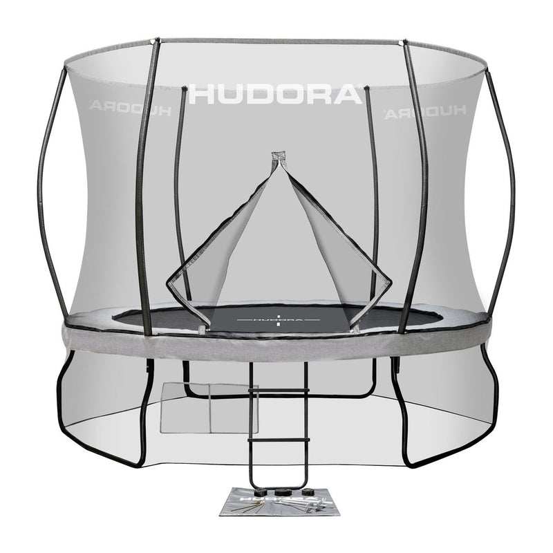 Afbeelding laden in galerijviewer, Hudora trampoline fantastic complete max 300