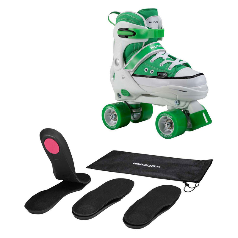 Afbeelding laden in galerijviewer, Hudora rolschaatsen sneaker groen, maat 36-39