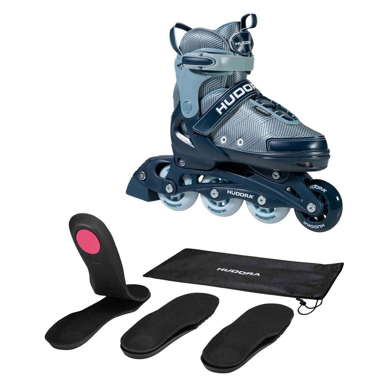 Afbeelding laden in galerijviewer, Hudora inline skeelers leon 2.0 ocean, maat 37-41