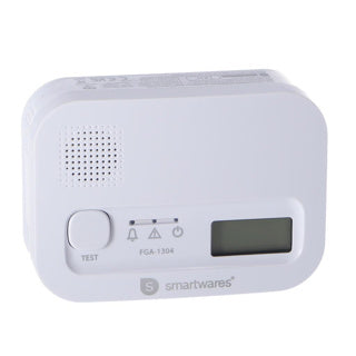 Afbeelding laden in galerijviewer, Smartwares fga-13041 koolmonoxidemelder 10 jaar sensor 3 jaar batterijen