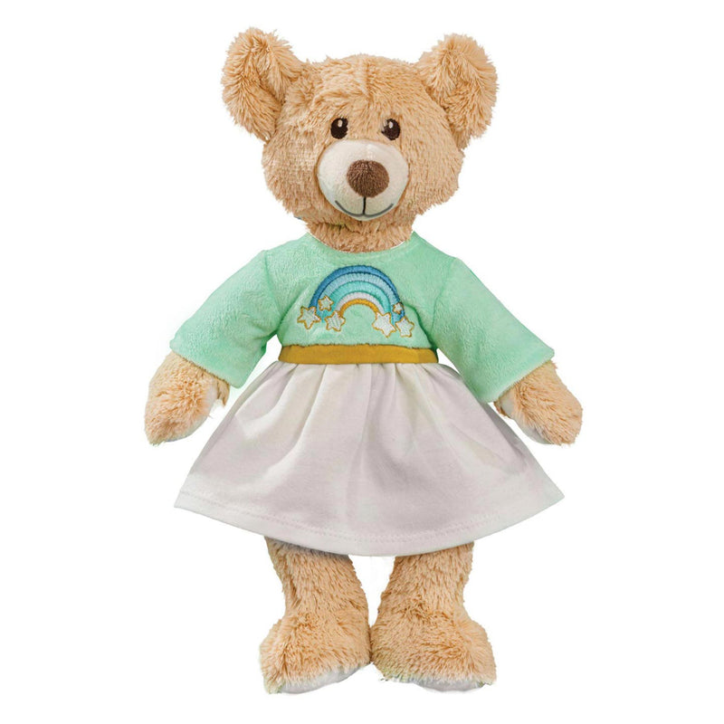 Afbeelding laden in galerijviewer, Heless knuffel pluche teddy rainbow, 22cm