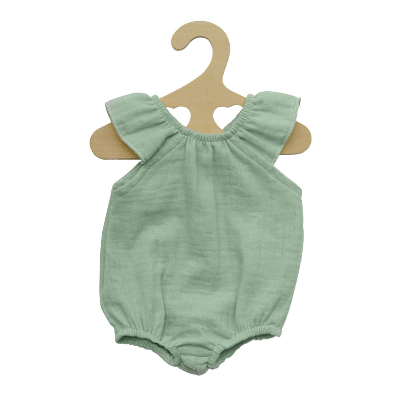 Afbeelding laden in galerijviewer, Heless poppenbody mintgroen met ruches, 35-45 cm