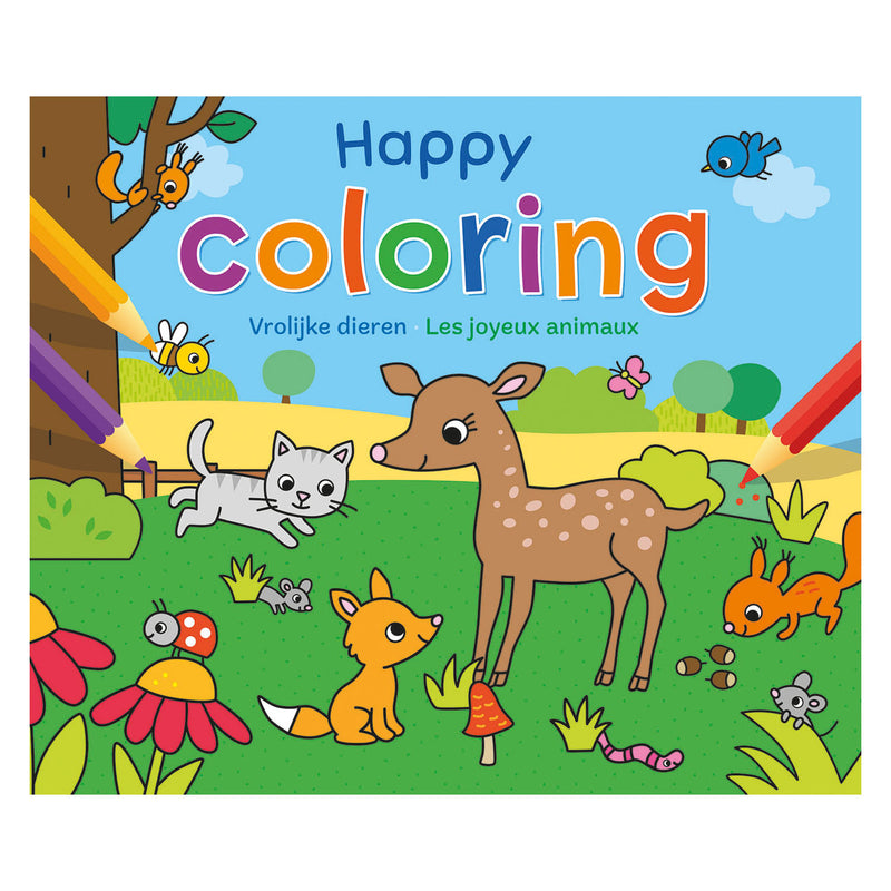 Afbeelding laden in galerijviewer, Deltas happy coloring - vrolijke dieren
