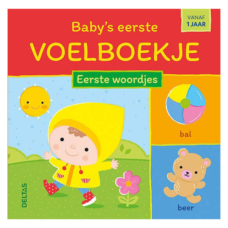 Afbeelding laden in galerijviewer, Deltas baby's eerste voelboekje - eerste woordjes