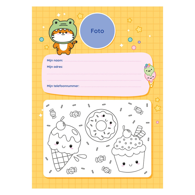 Afbeelding laden in galerijviewer, Deltas ik hou van kawaii vriendenboek