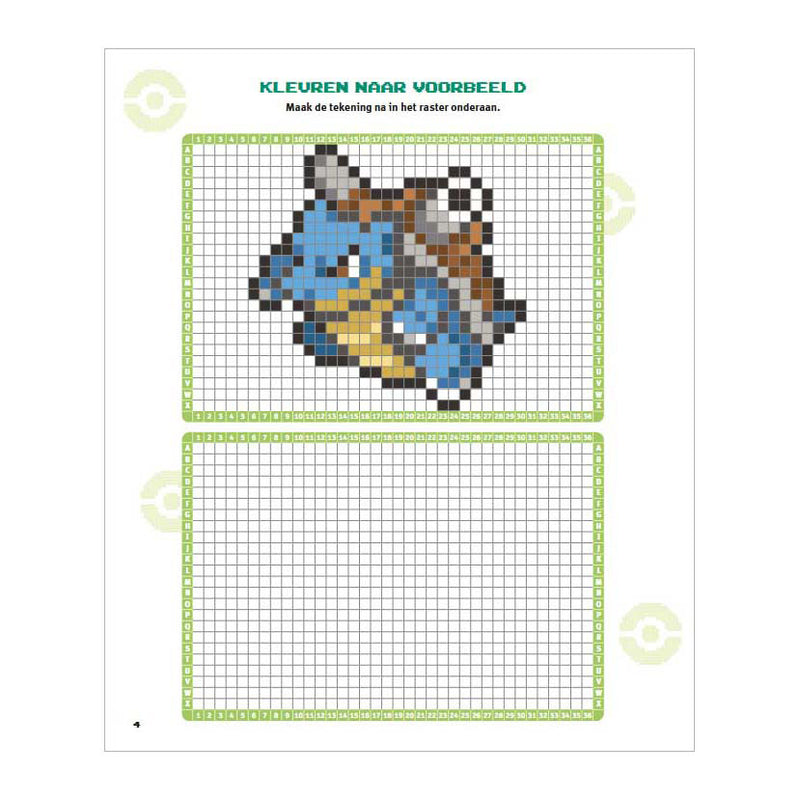 Afbeelding laden in galerijviewer, Deltas pokémon pixel kleurpret