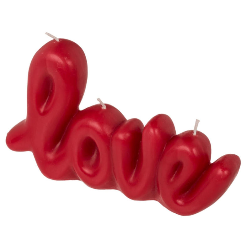 Afbeelding laden in galerijviewer, Ootb kaars love rood 20x3,8x11,8cm