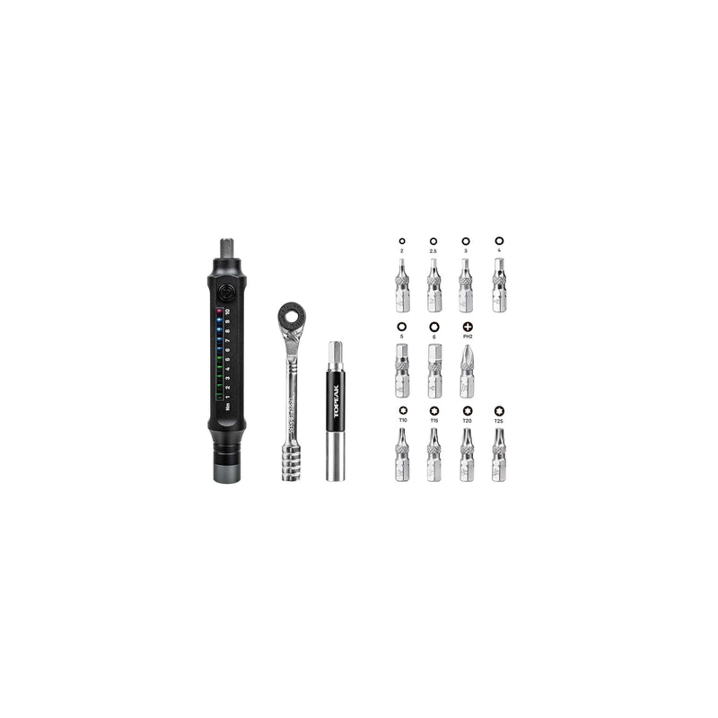 Afbeelding laden in galerijviewer, Topeak e-torqbar momentsleutel - 1-10 nm