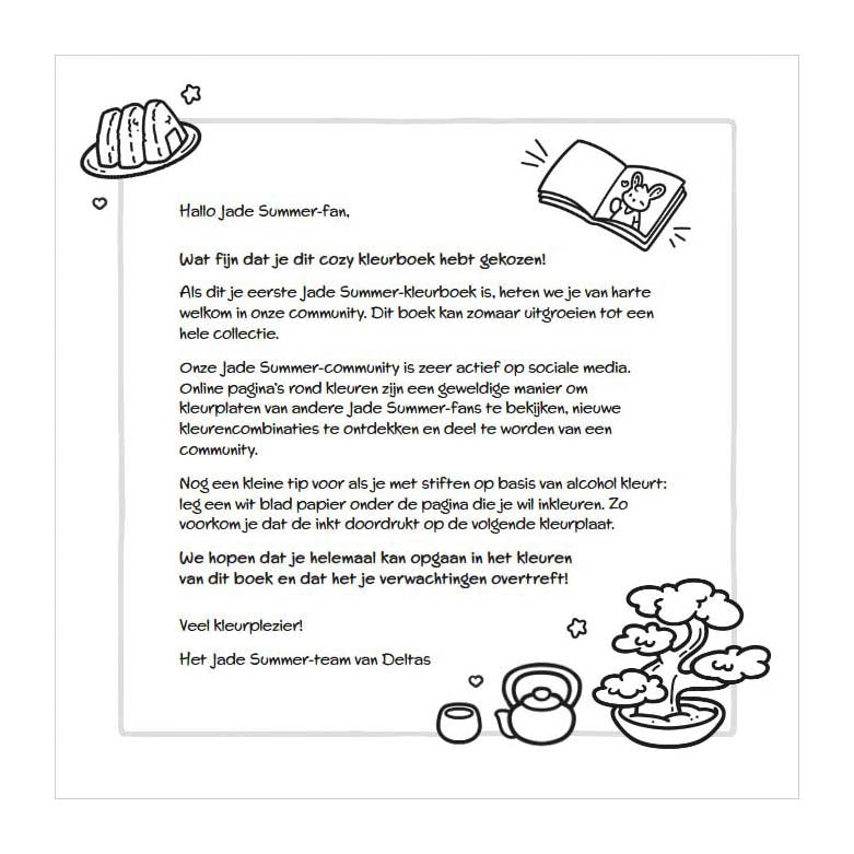 Afbeelding laden in galerijviewer, Deltas cozy japan - comfy kleurboek jade summer