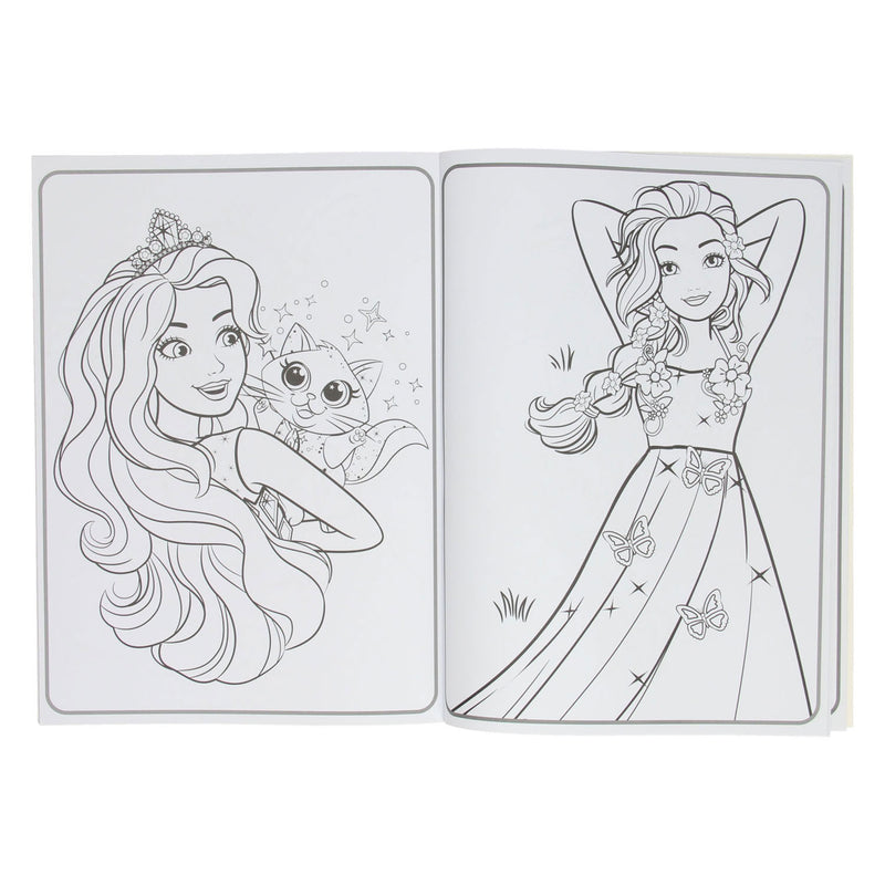 Afbeelding laden in galerijviewer, Boek specials nederland bv barbie colorama kleurboek