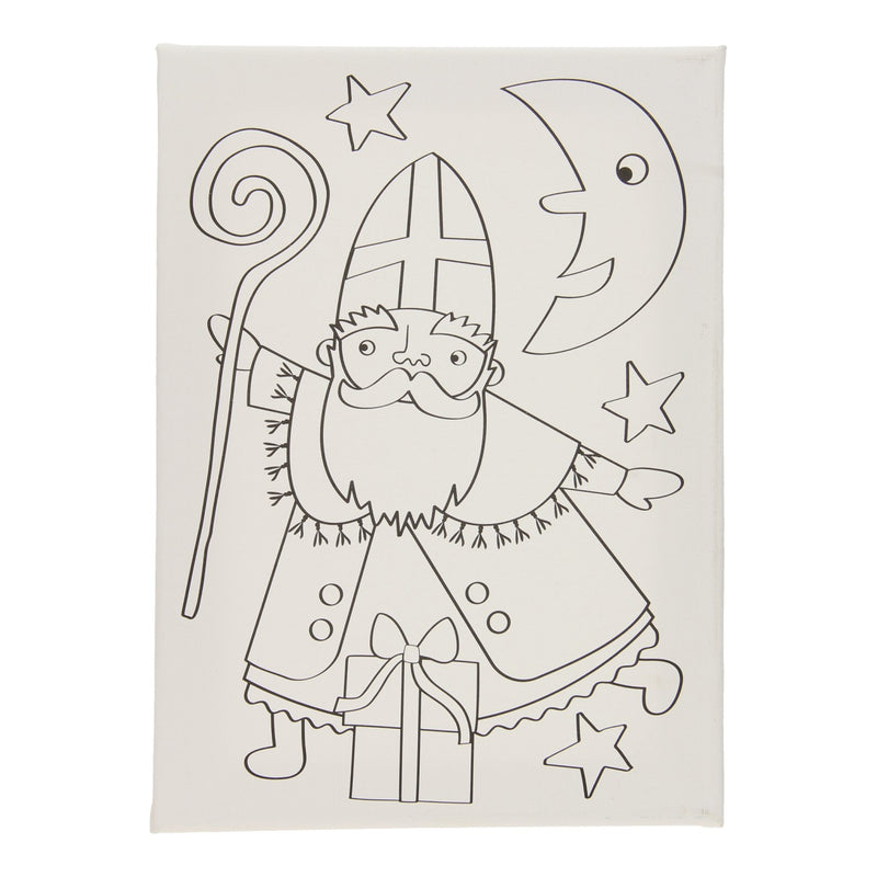 Afbeelding laden in galerijviewer, Canvas Schilderen Sinterklaas