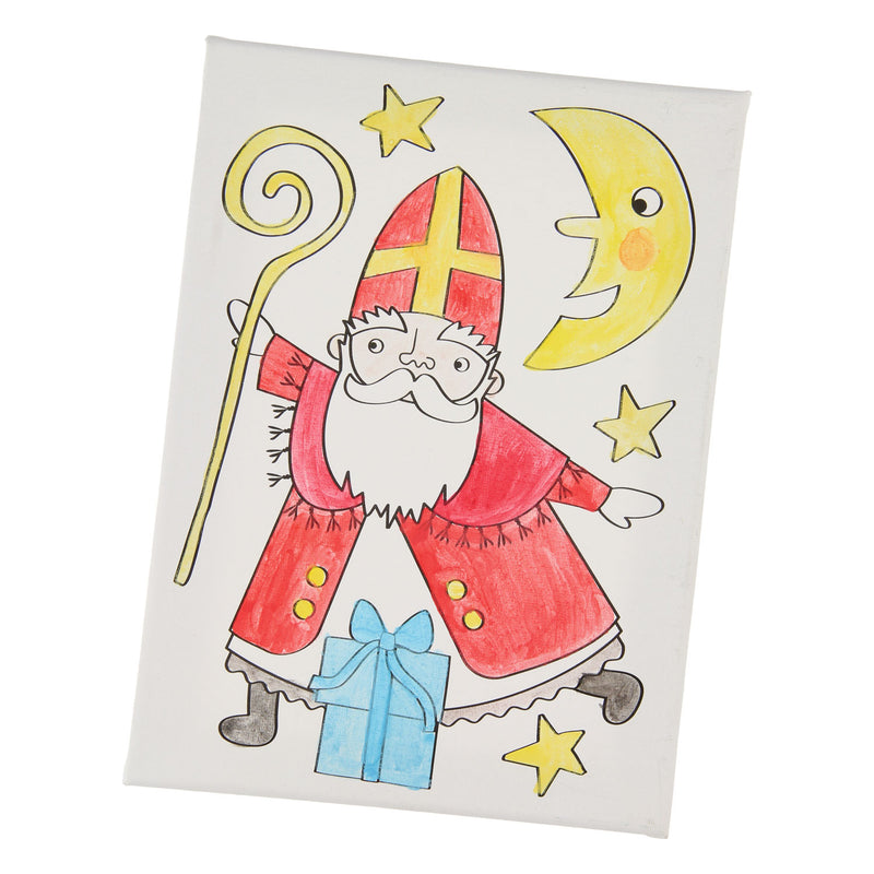 Afbeelding laden in galerijviewer, Canvas Schilderen Sinterklaas