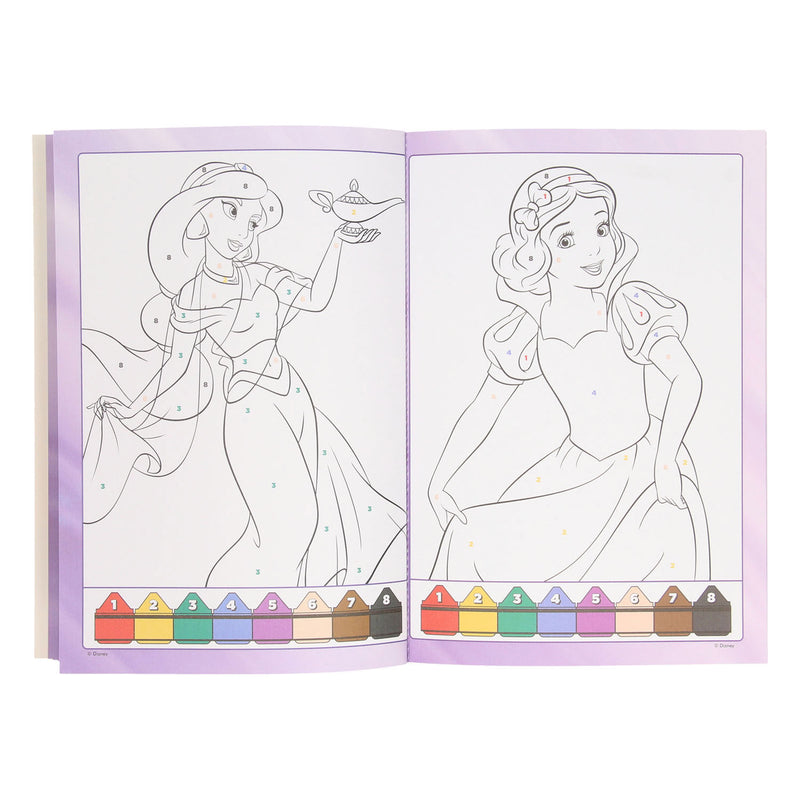 Afbeelding laden in galerijviewer, Boek specials nederland bv kleuren op nummer - prinsessen