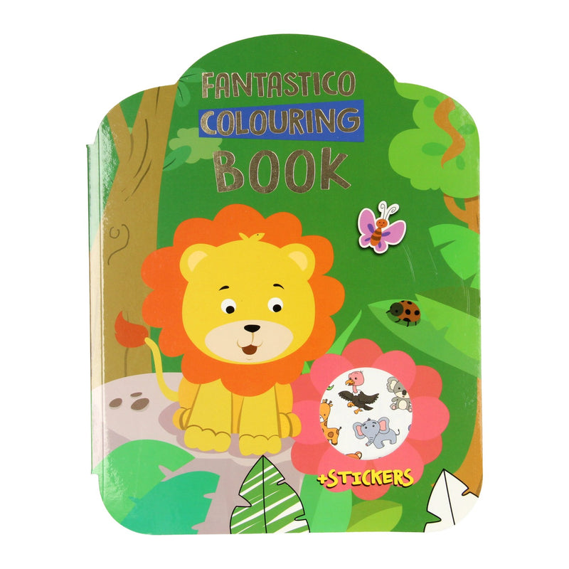 Afbeelding laden in galerijviewer, Wins holland fantastico kleuren stickerboek jungle