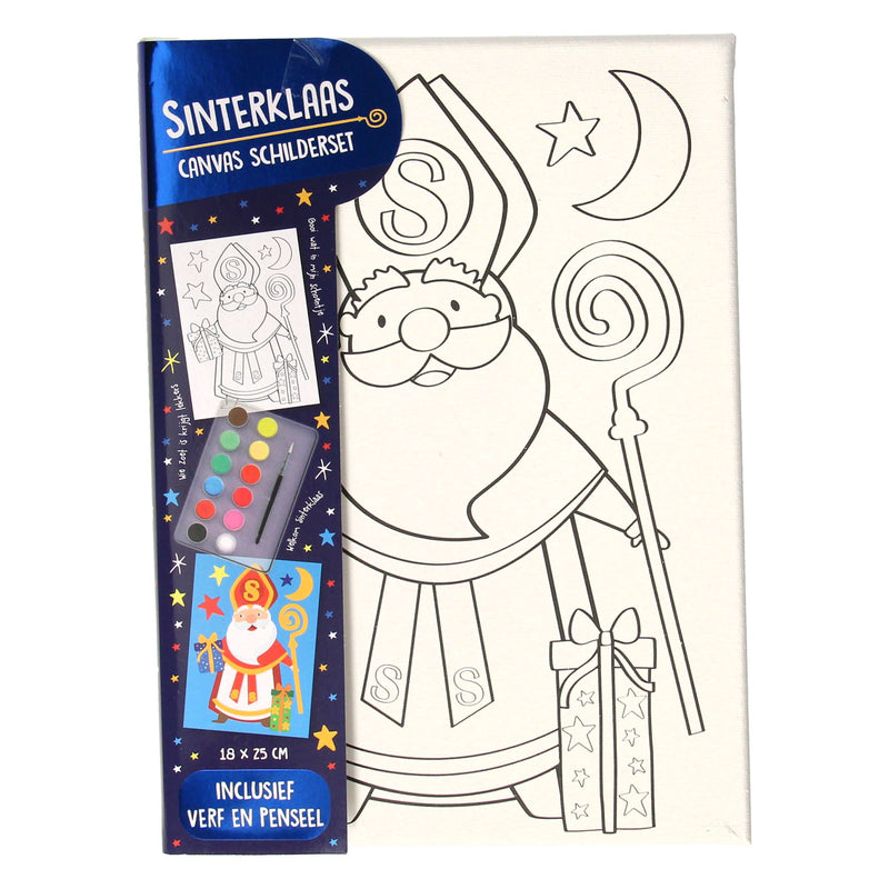 Afbeelding laden in galerijviewer, Wins holland canvas sinterklaas schilderset