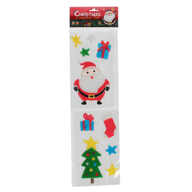 Afbeelding laden in galerijviewer, Herbruikbare Gel Raamstickers Kerst