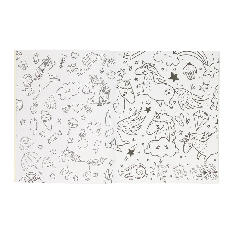 Afbeelding laden in galerijviewer, Wins holland doodle kleurboek - eenhoorn