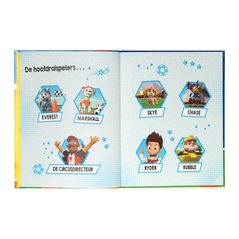 Afbeelding laden in galerijviewer, Wins holland voorleesboek de puppsen redden een sportwedstrijd paw patrol