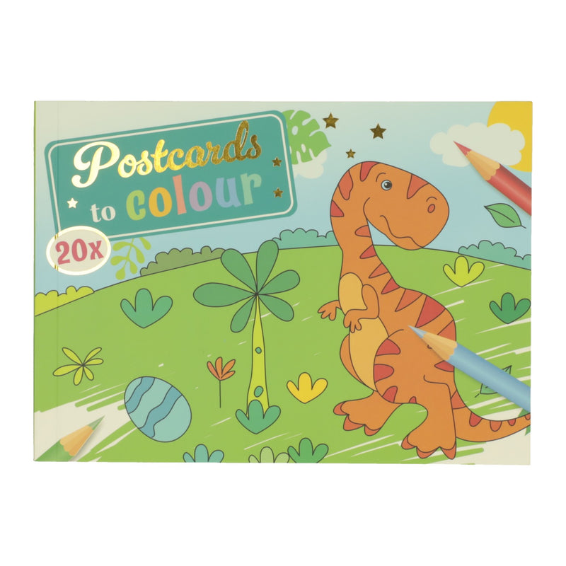 Afbeelding laden in galerijviewer, Wins holland postkaarten kleuren dinosaurus