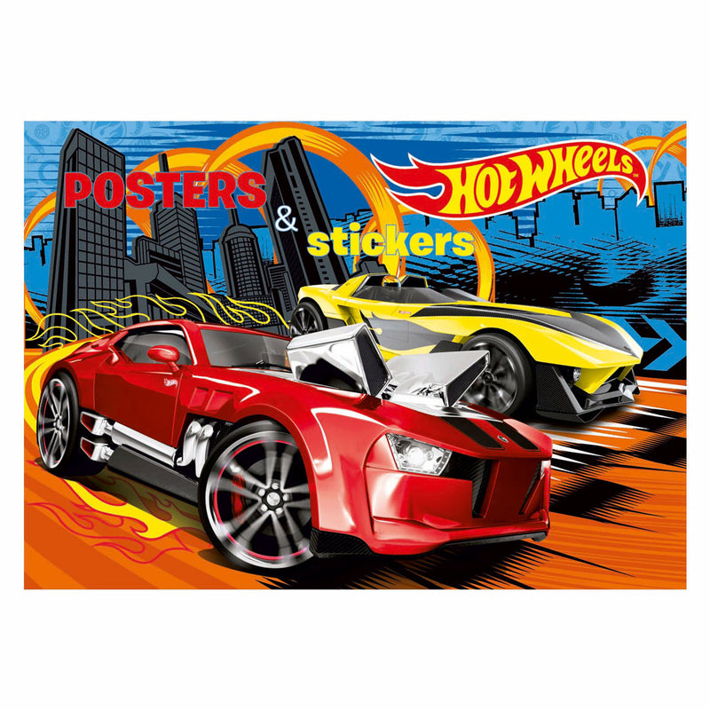 Afbeelding laden in galerijviewer, Boek specials nederland bv hot wheels posters stickersboek