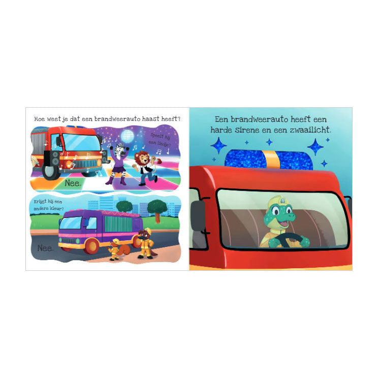 Afbeelding laden in galerijviewer, Rebo publishers wat doet een brandweerauto? - wat doet ...? - voelboek