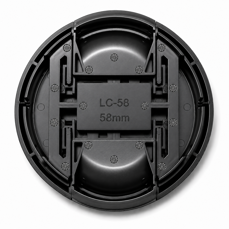 Afbeelding laden in galerijviewer, Matin lensdop met elastiek 58 mm m-6280-3