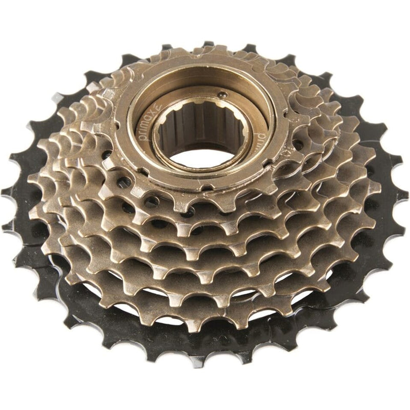 Afbeelding laden in galerijviewer, Primax e freewheel 7 speed 14-28t zwart-bruin in box